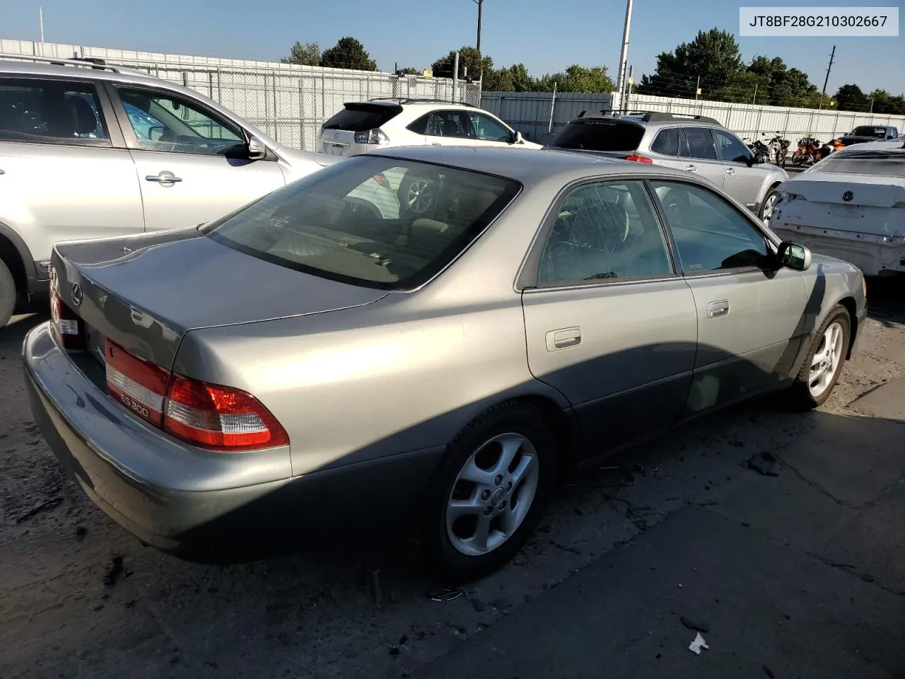 2001 Lexus Es 300 VIN: JT8BF28G210302667 Lot: 70926984