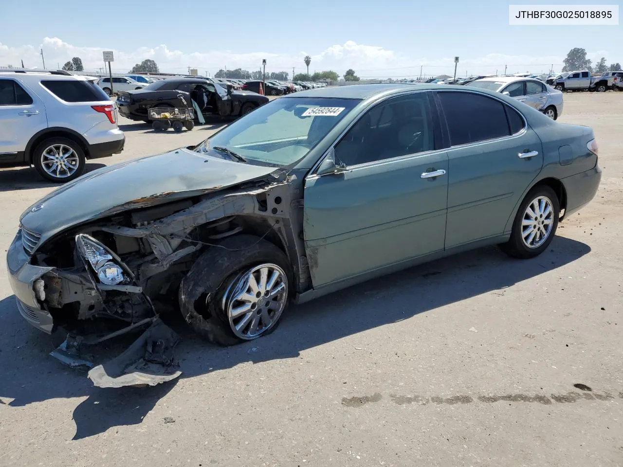 2002 Lexus Es 300 VIN: JTHBF30G025018895 Lot: 54592844