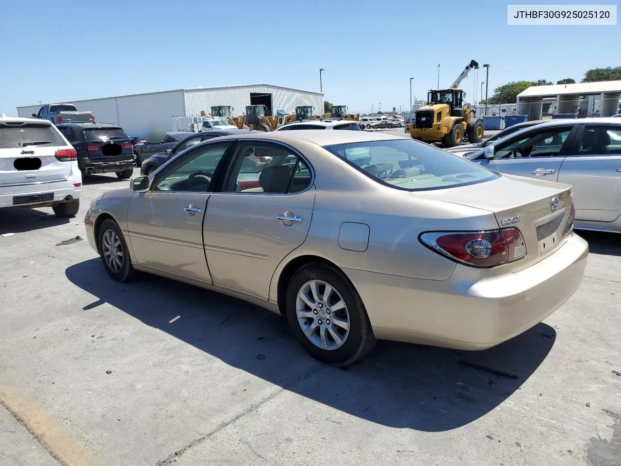 2002 Lexus Es 300 VIN: JTHBF30G925025120 Lot: 61275524