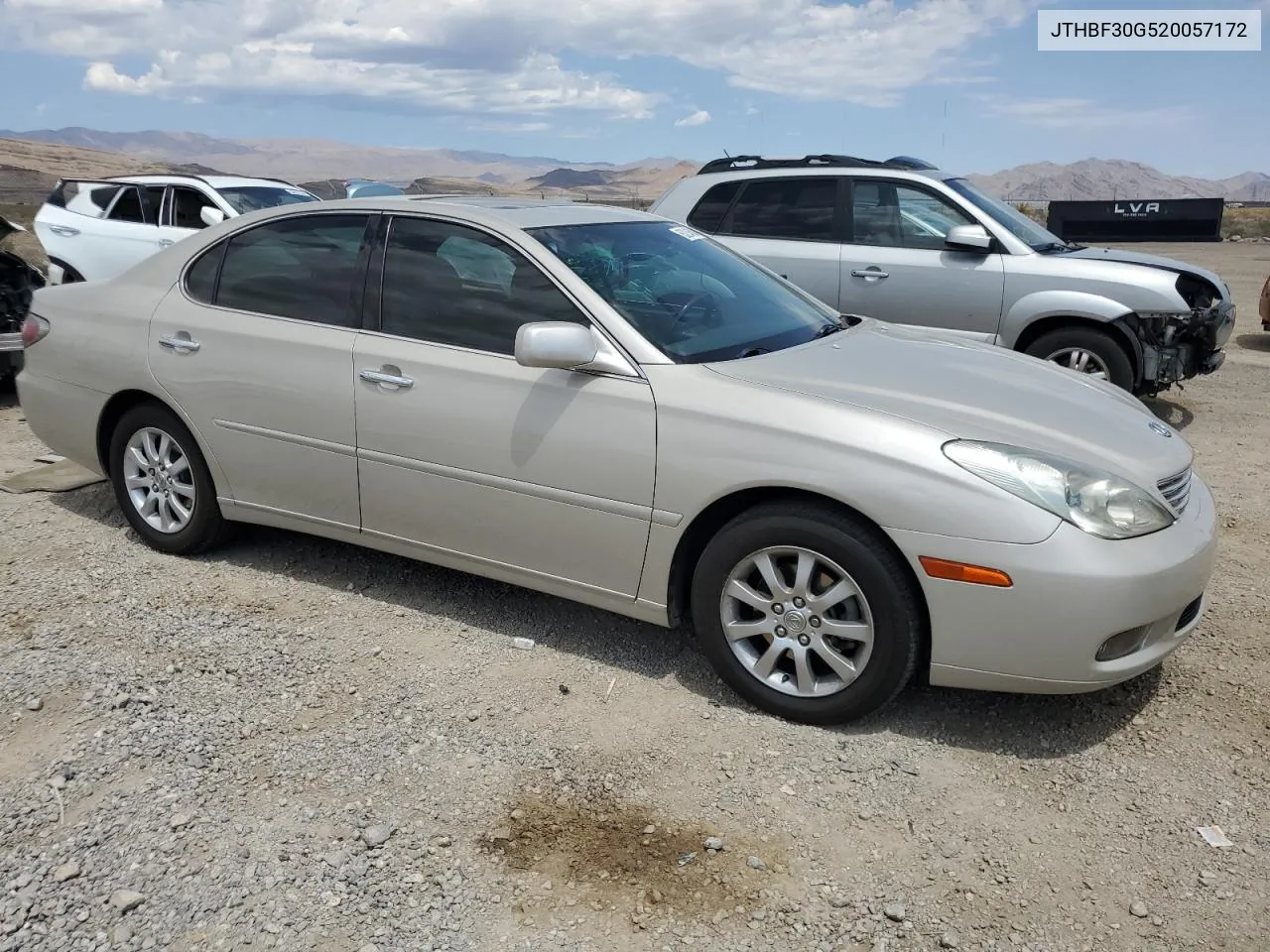 2002 Lexus Es 300 VIN: JTHBF30G520057172 Lot: 63234584