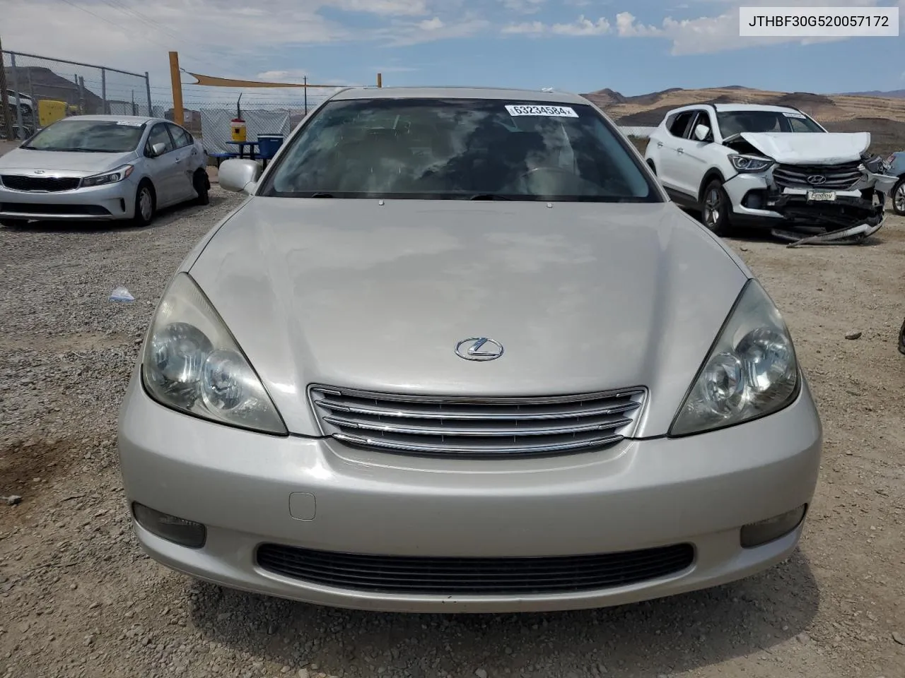 2002 Lexus Es 300 VIN: JTHBF30G520057172 Lot: 63234584