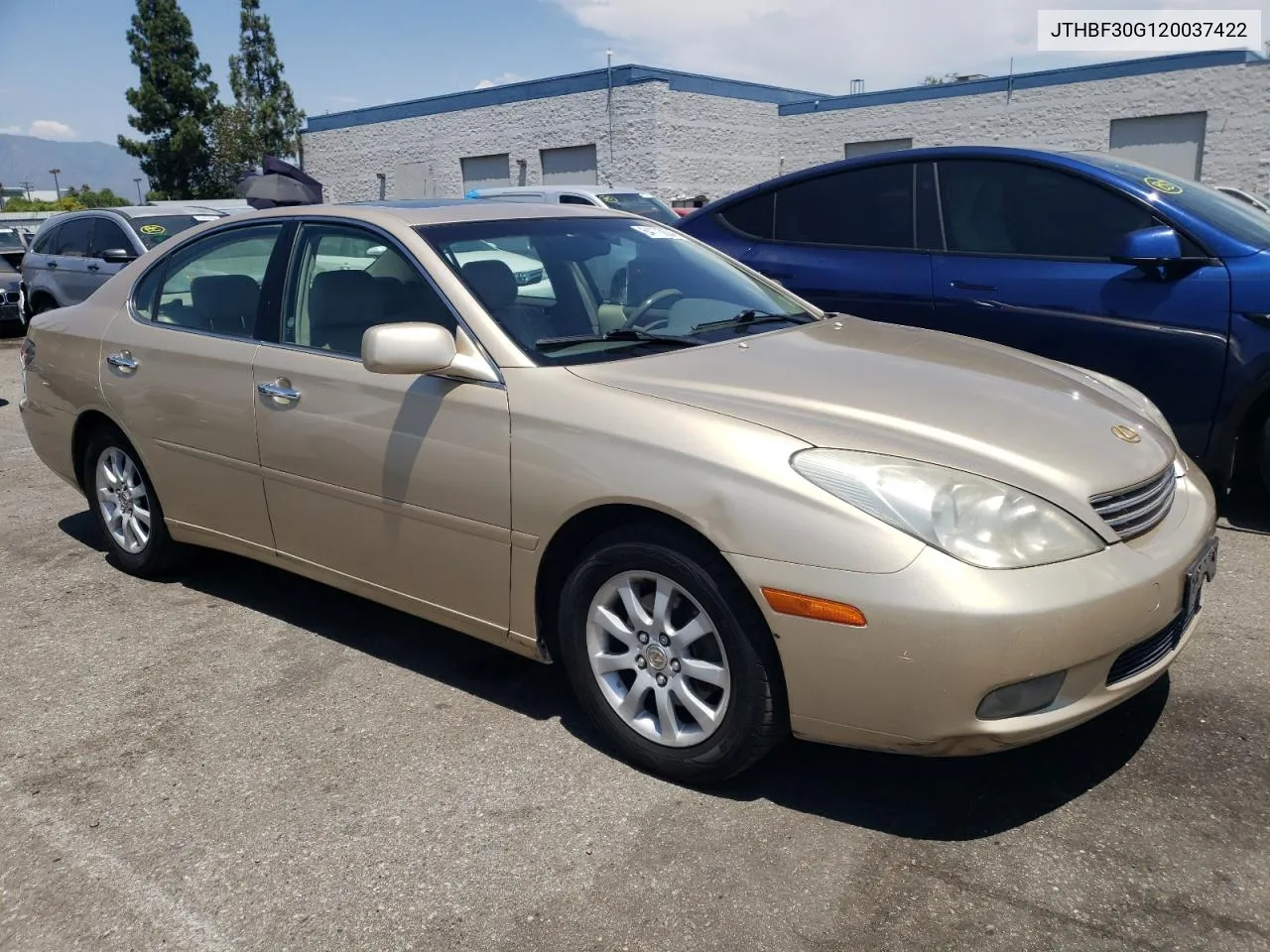 2002 Lexus Es 300 VIN: JTHBF30G120037422 Lot: 64173624