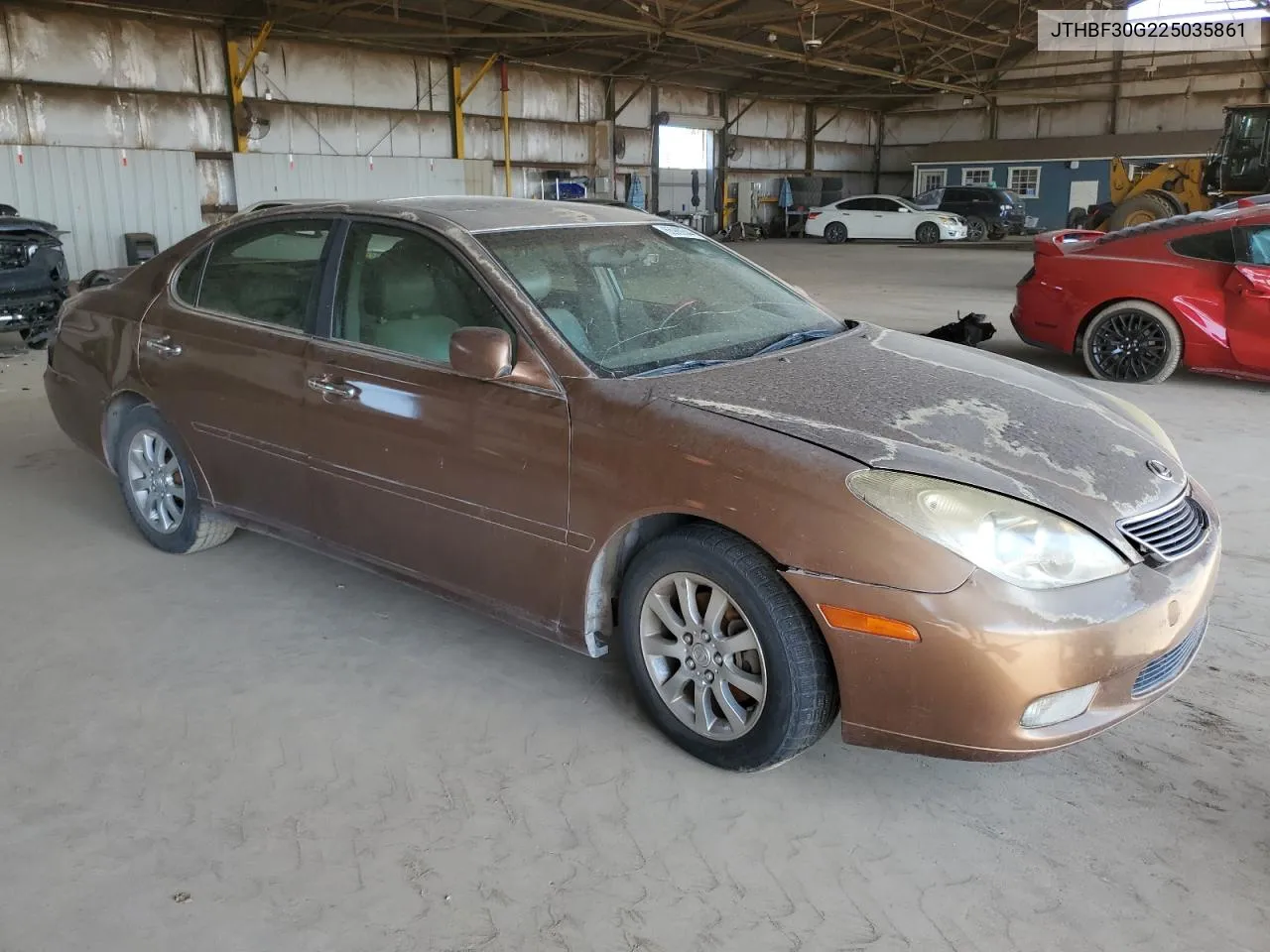 2002 Lexus Es 300 VIN: JTHBF30G225035861 Lot: 65980544