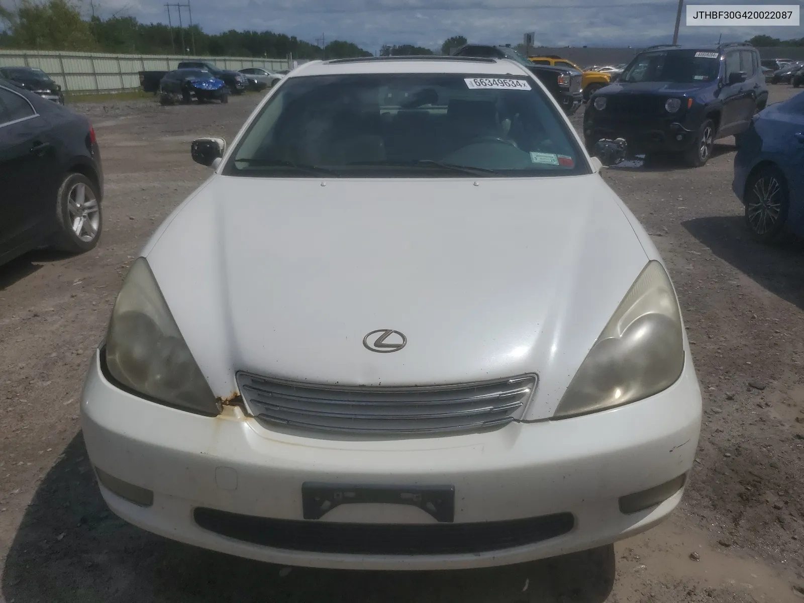 2002 Lexus Es 300 VIN: JTHBF30G420022087 Lot: 66349634