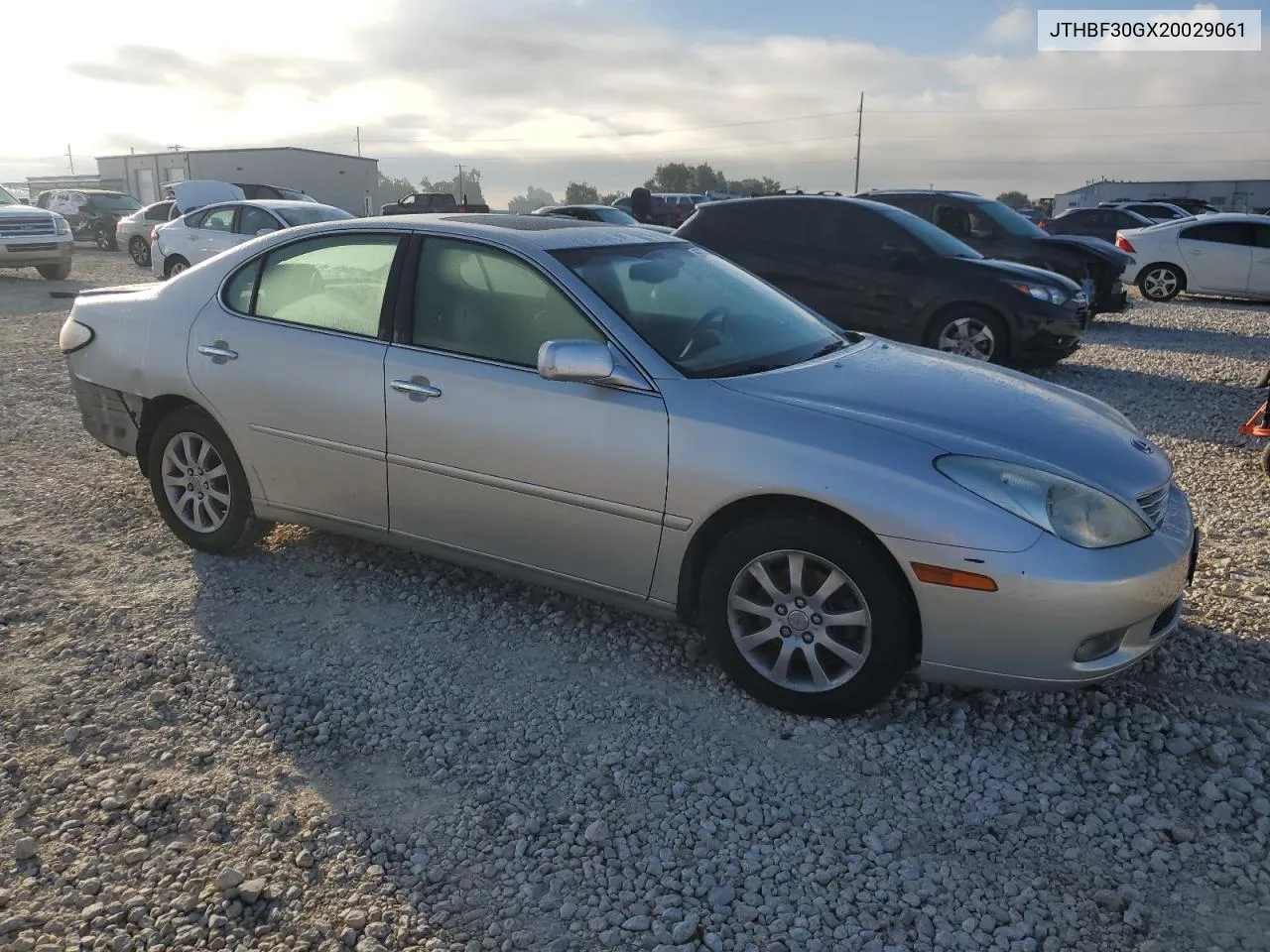 2002 Lexus Es 300 VIN: JTHBF30GX20029061 Lot: 69108724