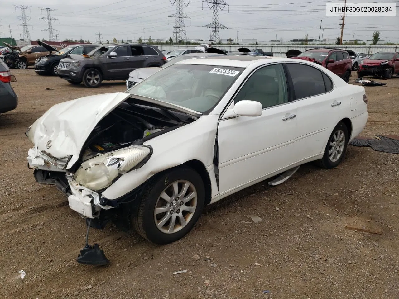 2002 Lexus Es 300 VIN: JTHBF30G620028084 Lot: 69525224