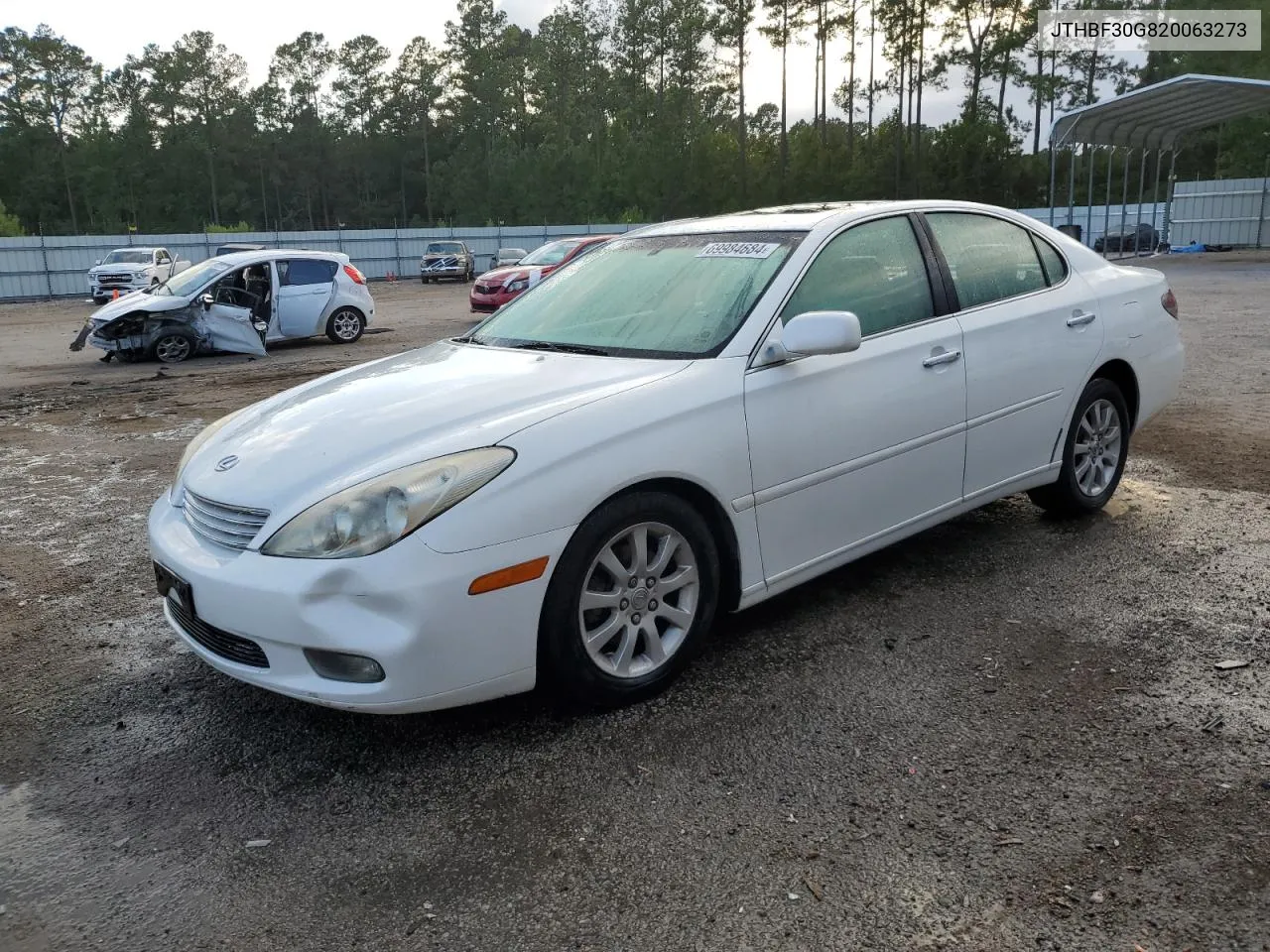 2002 Lexus Es 300 VIN: JTHBF30G820063273 Lot: 69984684