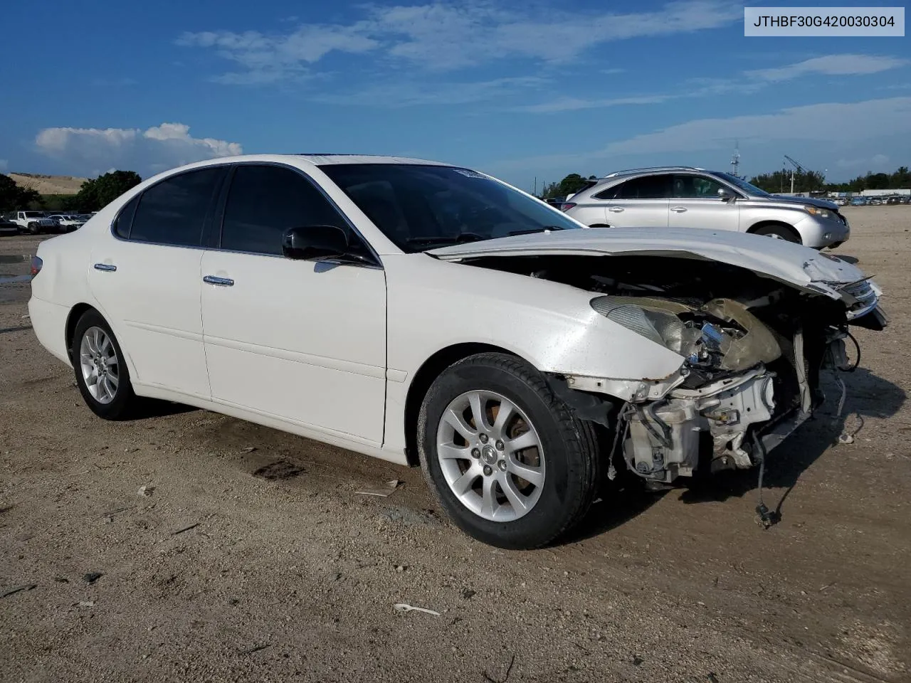 2002 Lexus Es 300 VIN: JTHBF30G420030304 Lot: 70426974