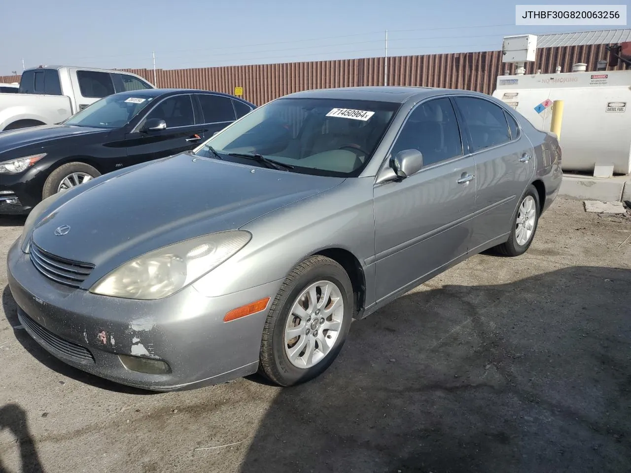 2002 Lexus Es 300 VIN: JTHBF30G820063256 Lot: 71450964