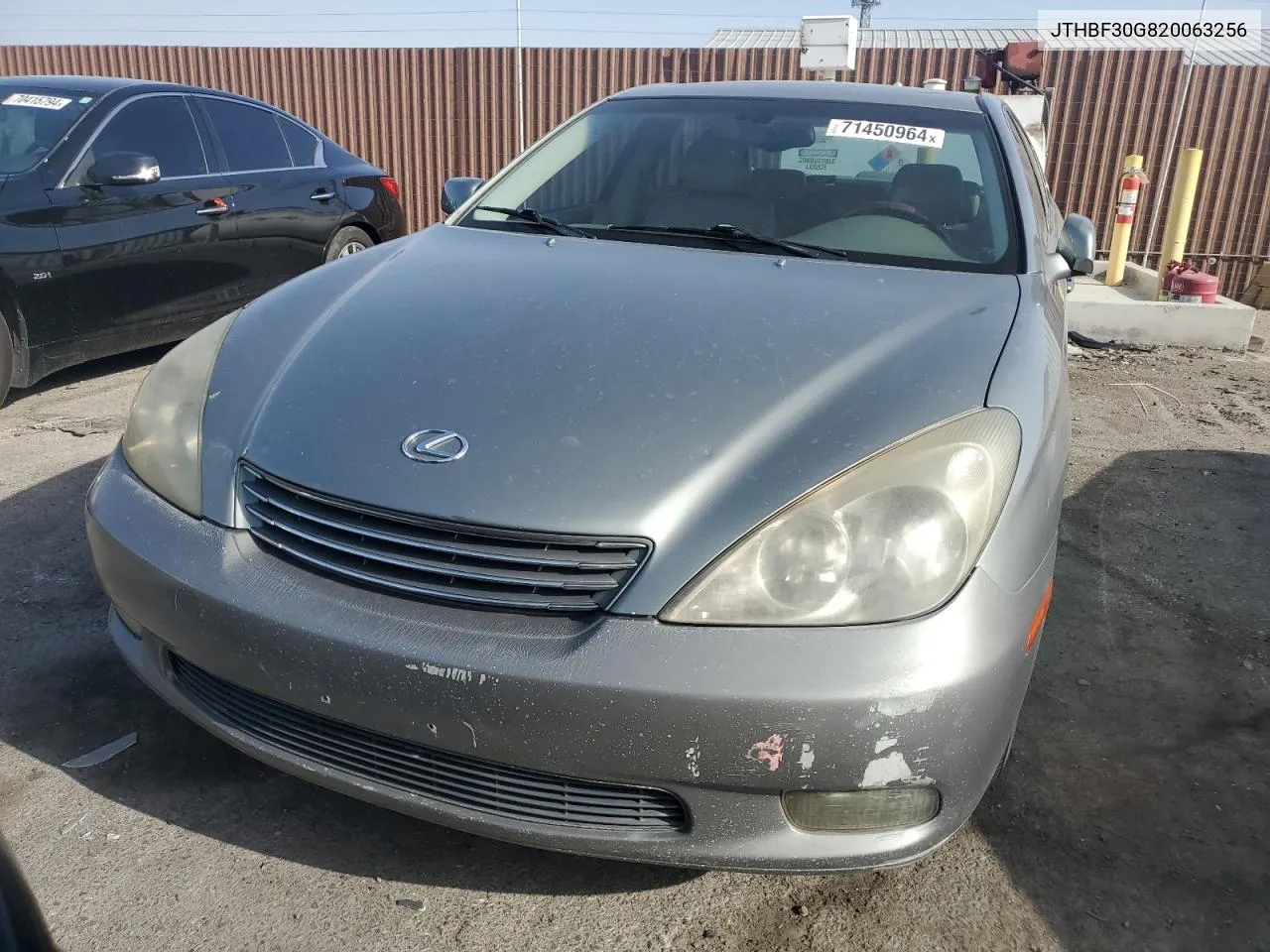 2002 Lexus Es 300 VIN: JTHBF30G820063256 Lot: 71450964