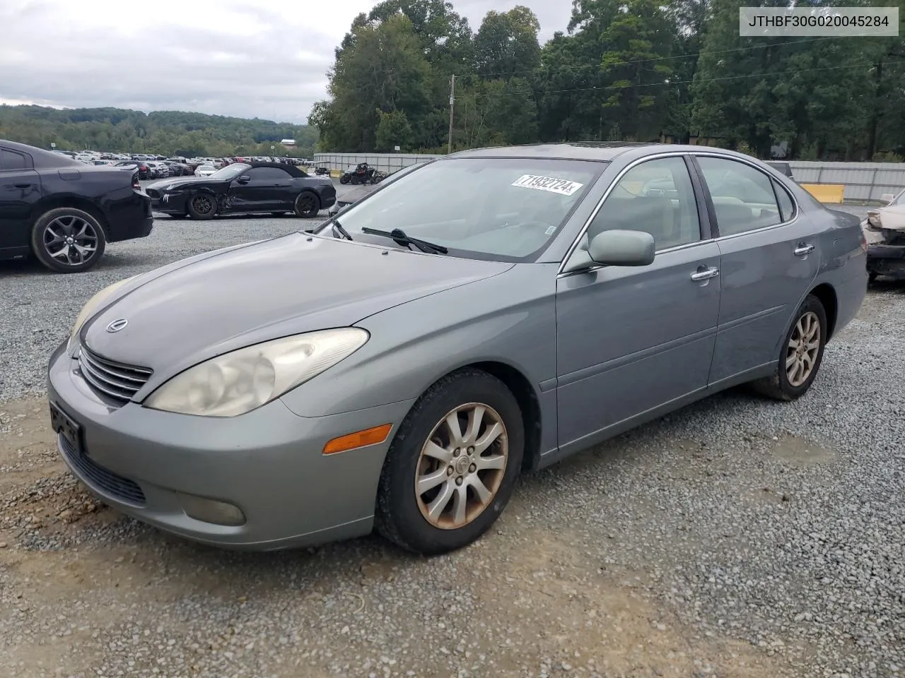 2002 Lexus Es 300 VIN: JTHBF30G020045284 Lot: 71932724