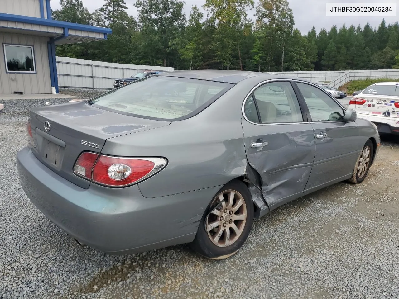 2002 Lexus Es 300 VIN: JTHBF30G020045284 Lot: 71932724