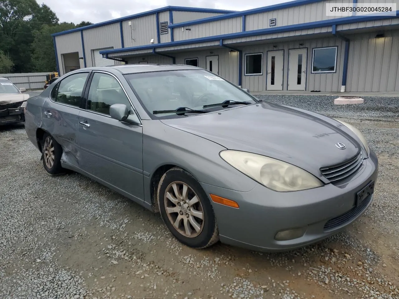 2002 Lexus Es 300 VIN: JTHBF30G020045284 Lot: 71932724