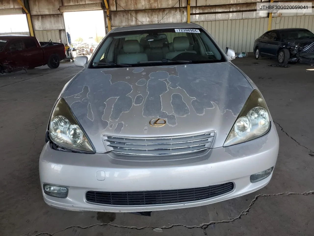 2002 Lexus Es 300 VIN: JTHBF30G020059041 Lot: 72398904