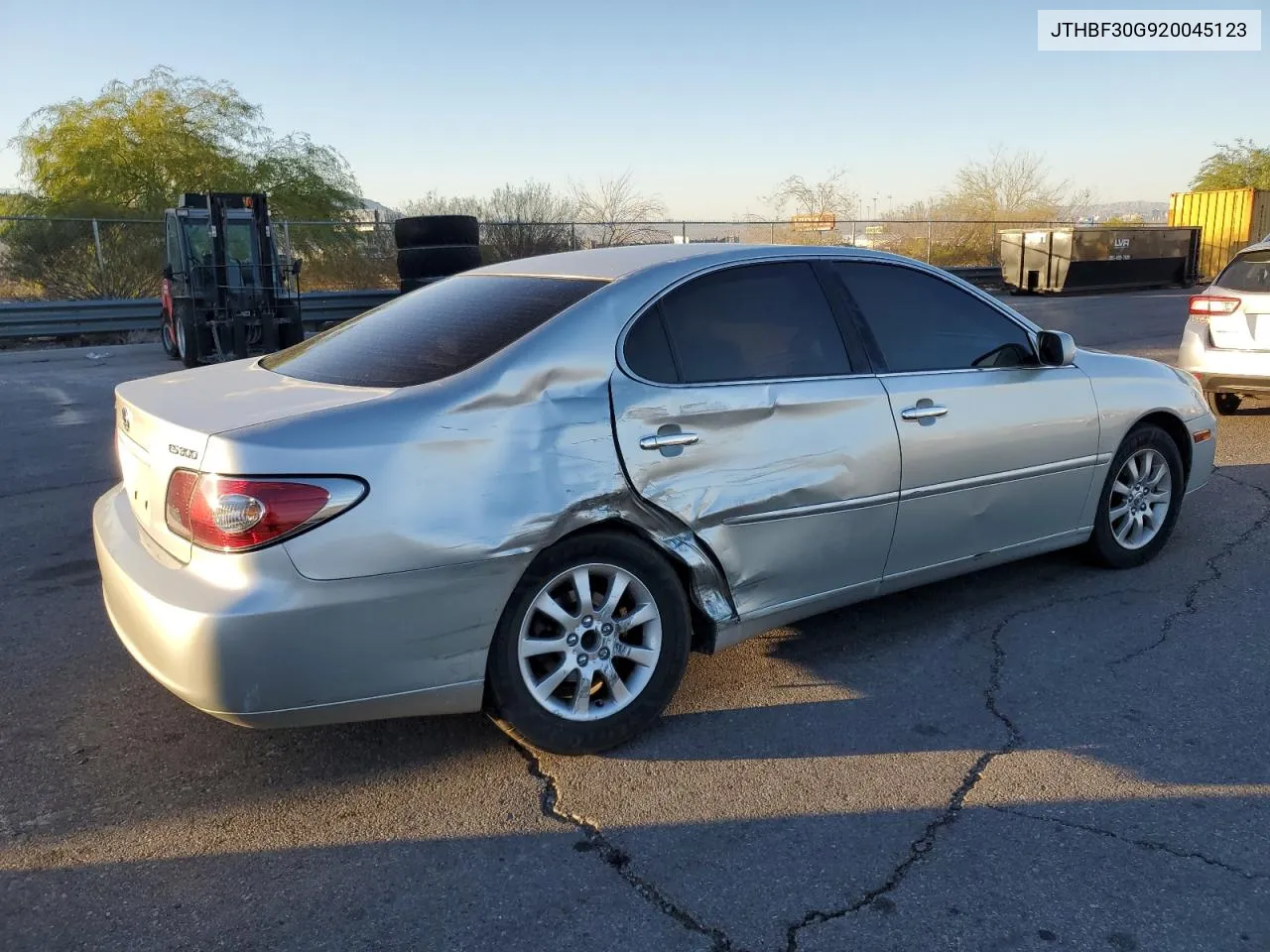 2002 Lexus Es 300 VIN: JTHBF30G920045123 Lot: 73135364