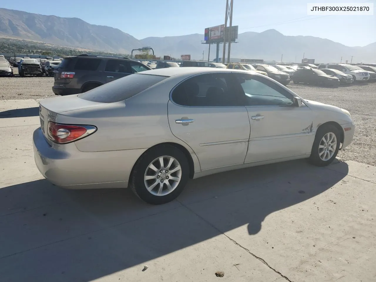 2002 Lexus Es 300 VIN: JTHBF30GX25021870 Lot: 73256794