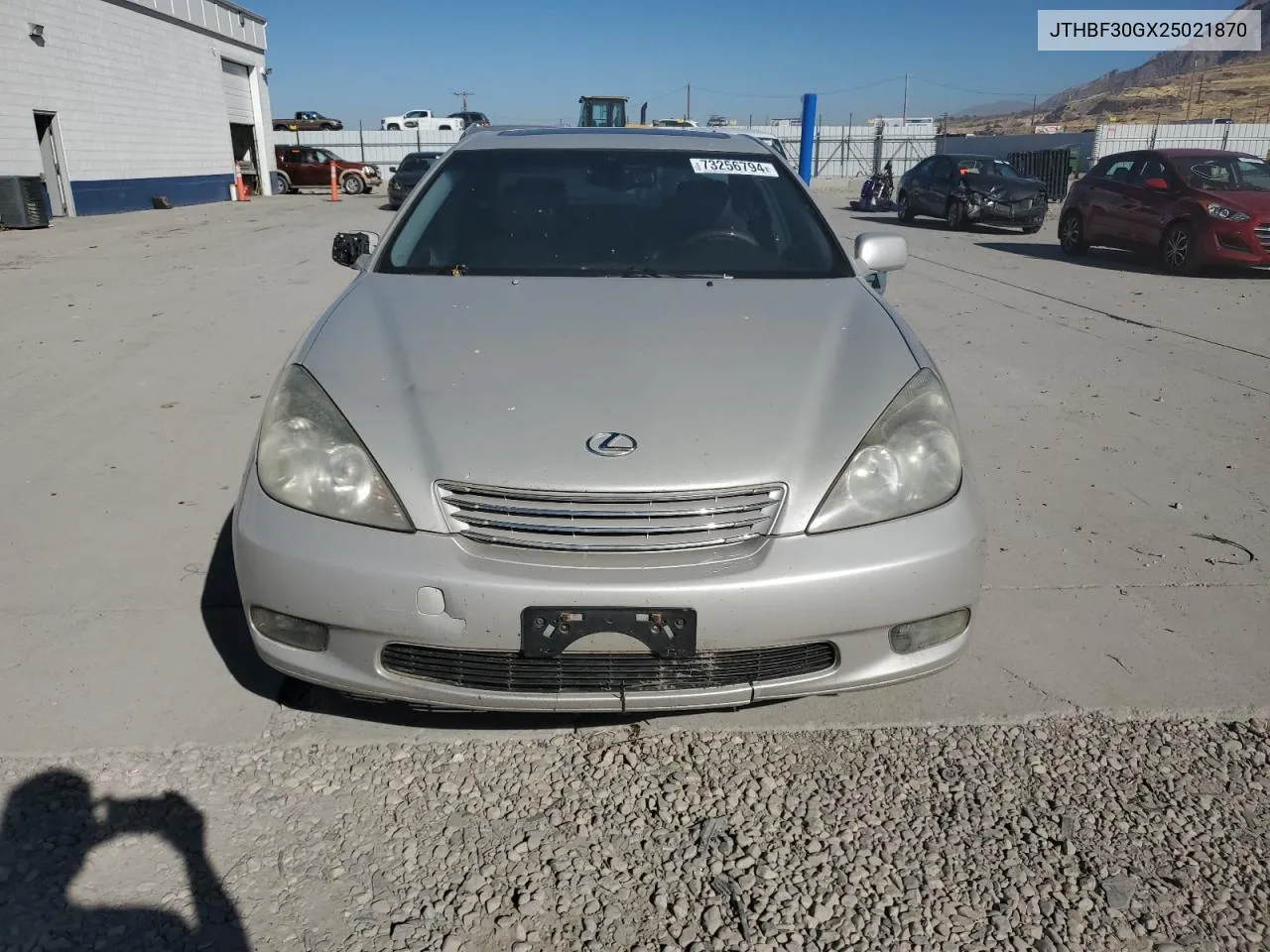 2002 Lexus Es 300 VIN: JTHBF30GX25021870 Lot: 73256794