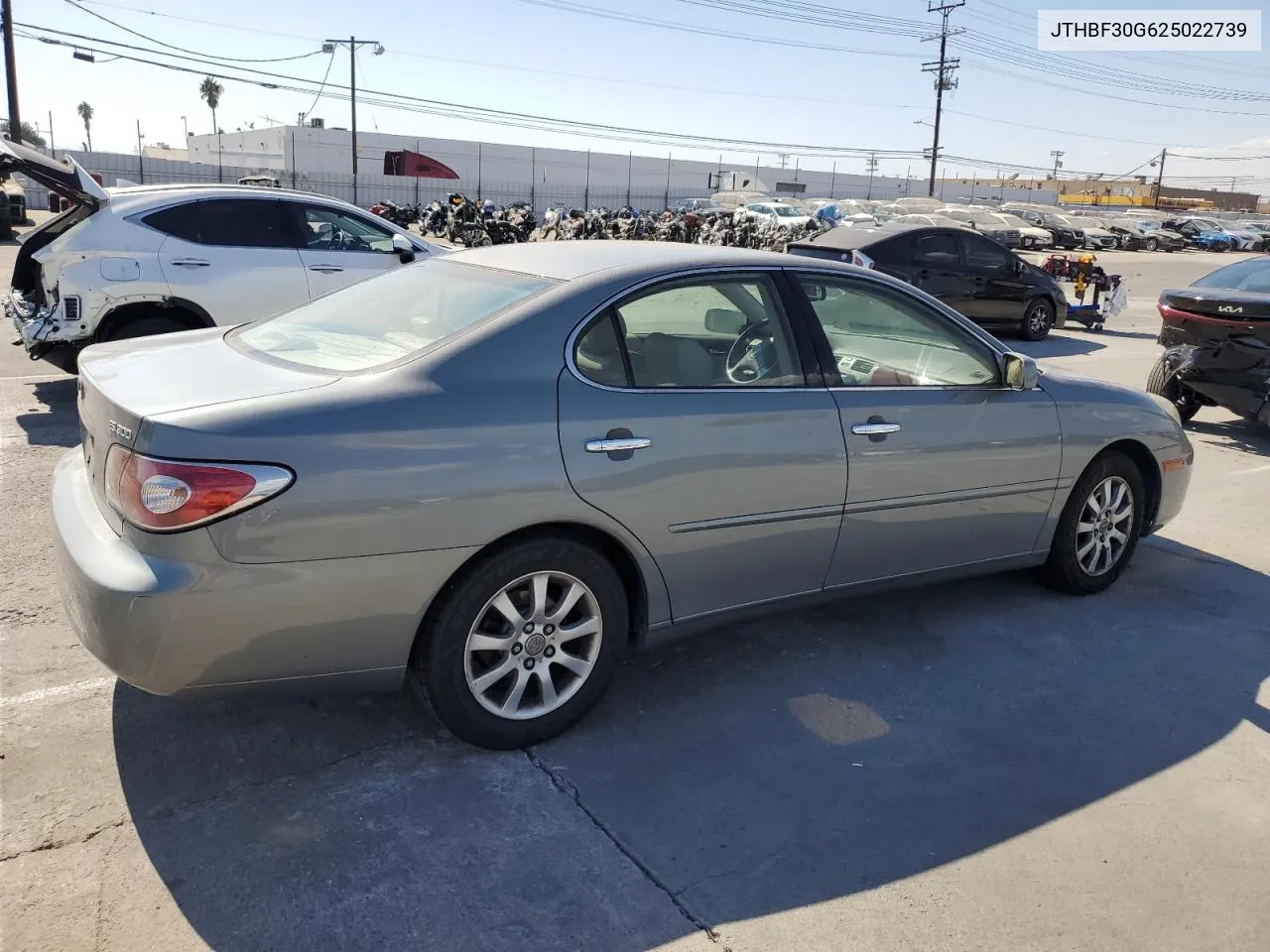 2002 Lexus Es 300 VIN: JTHBF30G625022739 Lot: 74397834