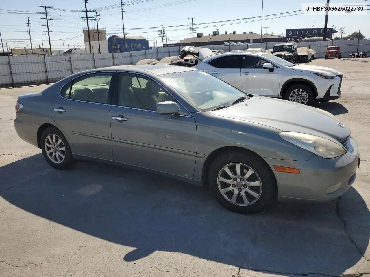 2002 Lexus Es 300 VIN: JTHBF30G625022739 Lot: 74397834