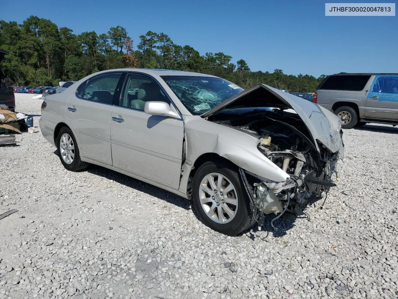 2002 Lexus Es 300 VIN: JTHBF30G020047813 Lot: 74464054