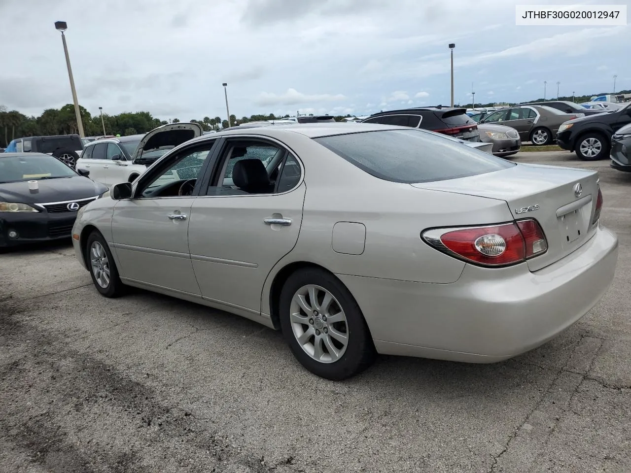 2002 Lexus Es 300 VIN: JTHBF30G020012947 Lot: 74689514