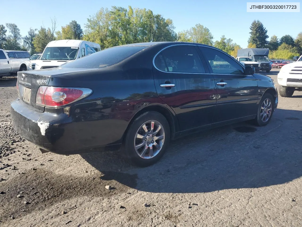 2002 Lexus Es 300 VIN: JTHBF30G320017723 Lot: 75015844