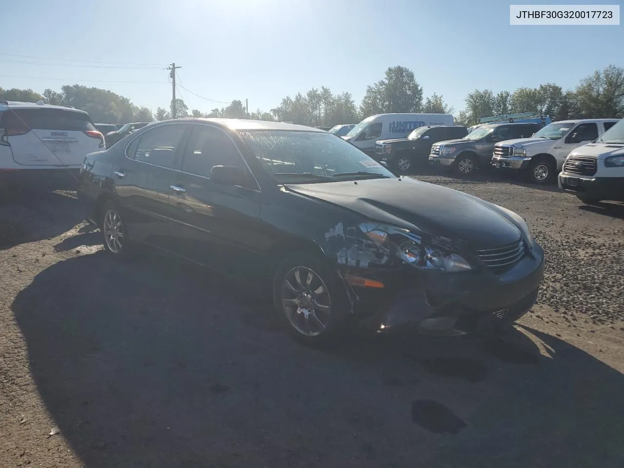 2002 Lexus Es 300 VIN: JTHBF30G320017723 Lot: 75015844