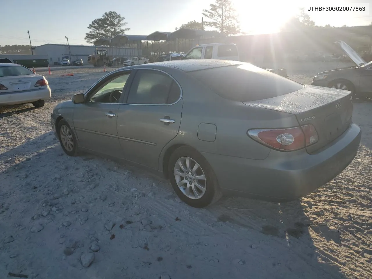 2002 Lexus Es 300 VIN: JTHBF30G020077863 Lot: 77121364