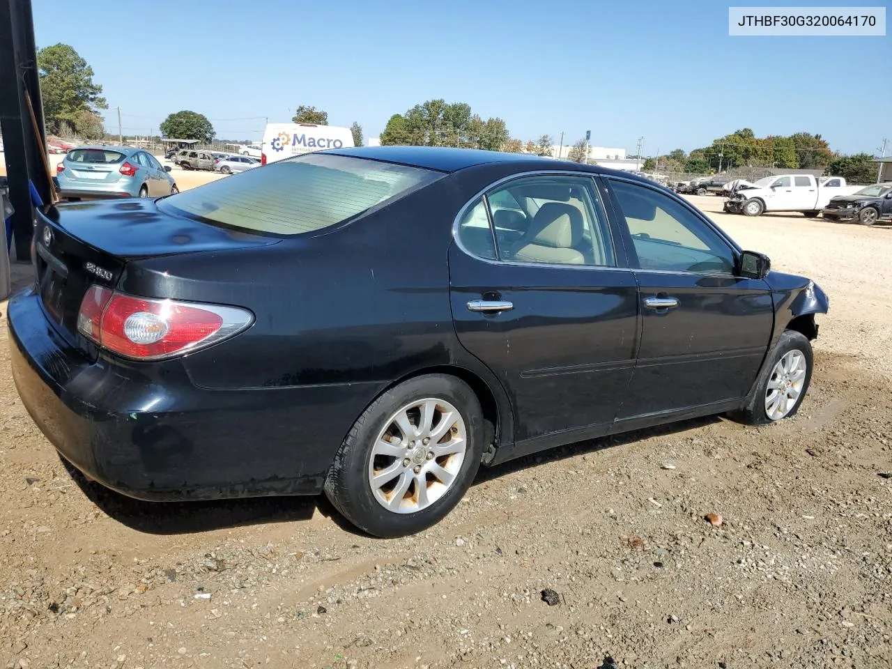 2002 Lexus Es 300 VIN: JTHBF30G320064170 Lot: 77689384