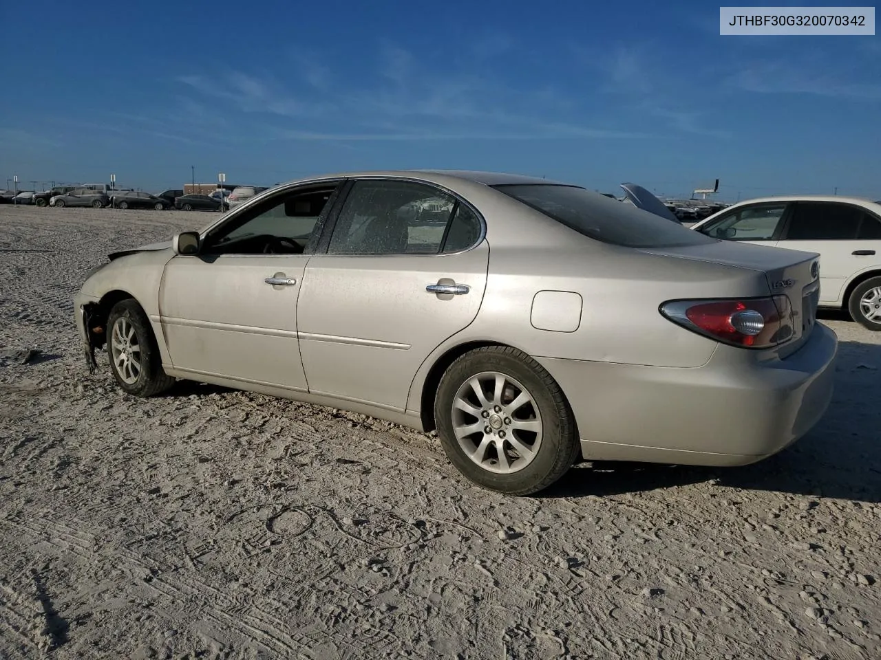 2002 Lexus Es 300 VIN: JTHBF30G320070342 Lot: 78106144