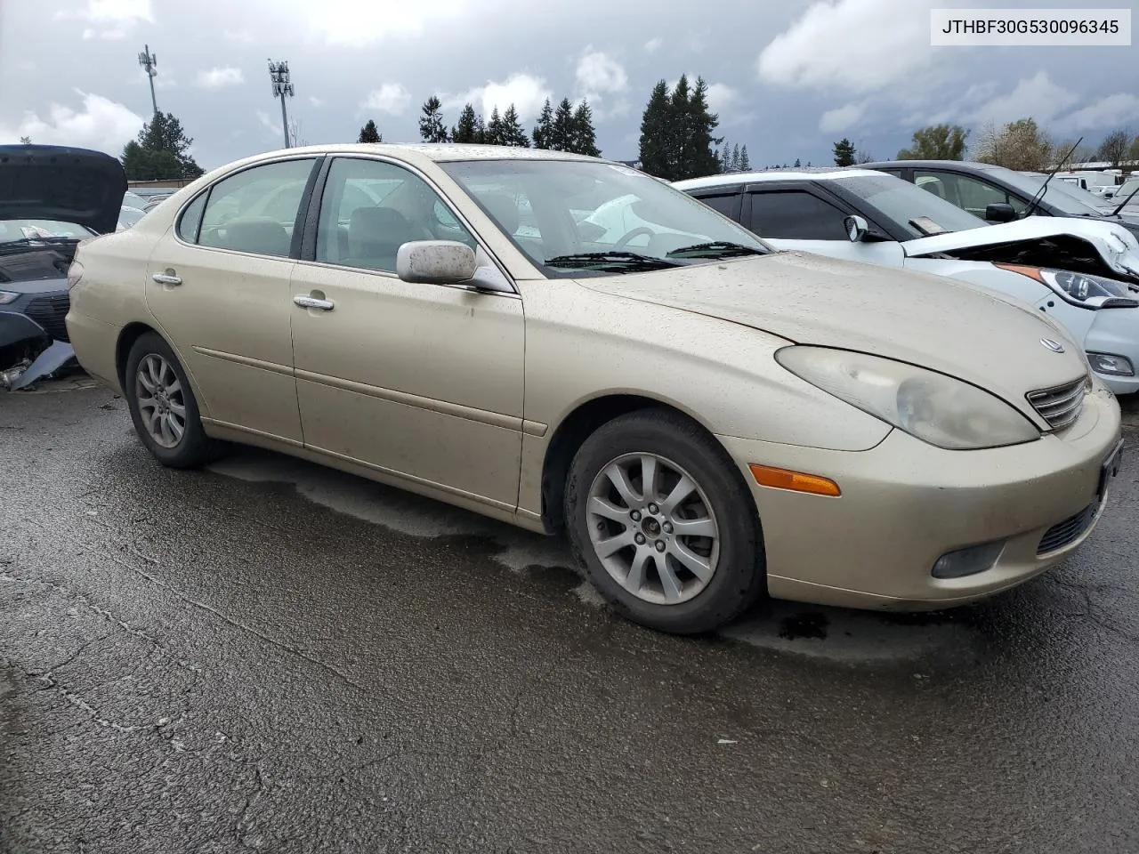 2003 Lexus Es 300 VIN: JTHBF30G530096345 Lot: 47824614