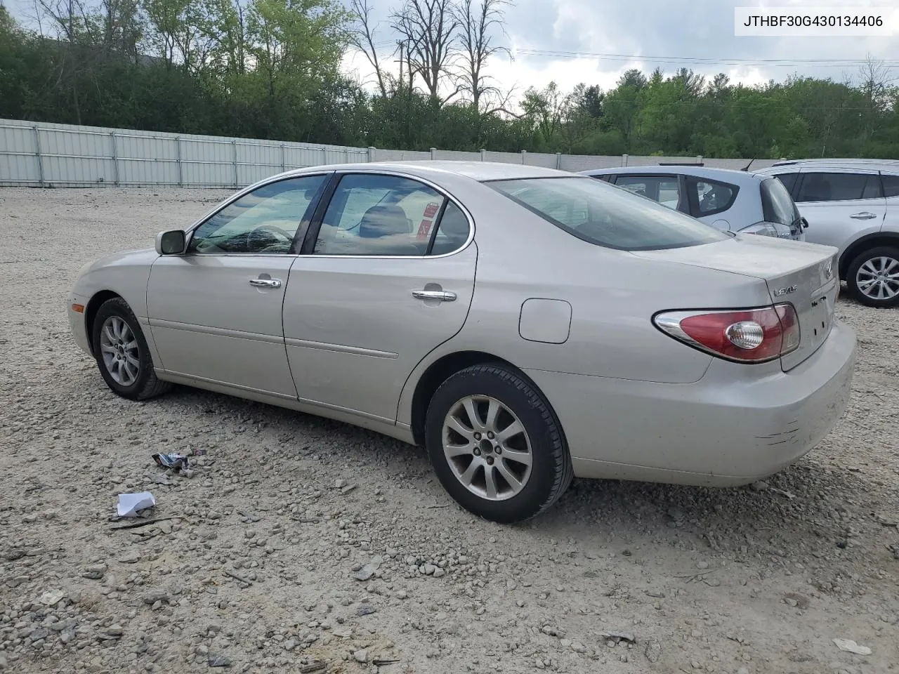 2003 Lexus Es 300 VIN: JTHBF30G430134406 Lot: 54253344