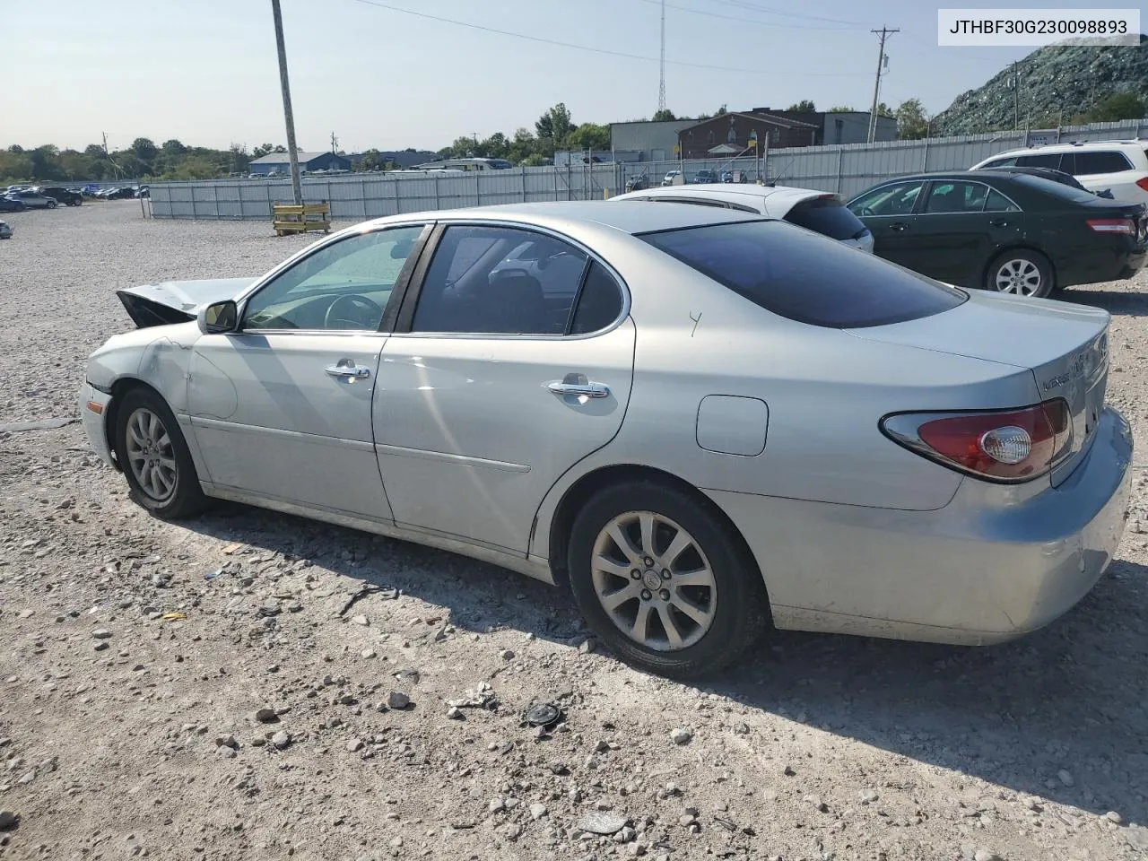 2003 Lexus Es 300 VIN: JTHBF30G230098893 Lot: 69873894