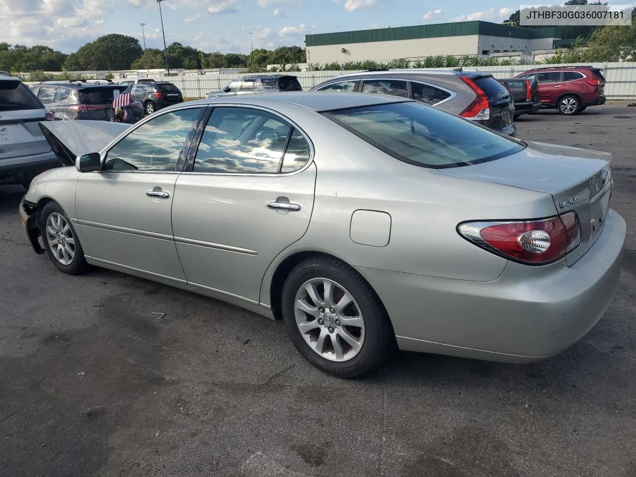 2003 Lexus Es 300 VIN: JTHBF30G036007181 Lot: 70426644