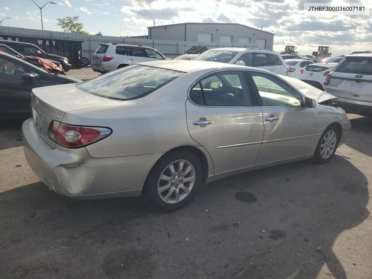 2003 Lexus Es 300 VIN: JTHBF30G036007181 Lot: 70426644