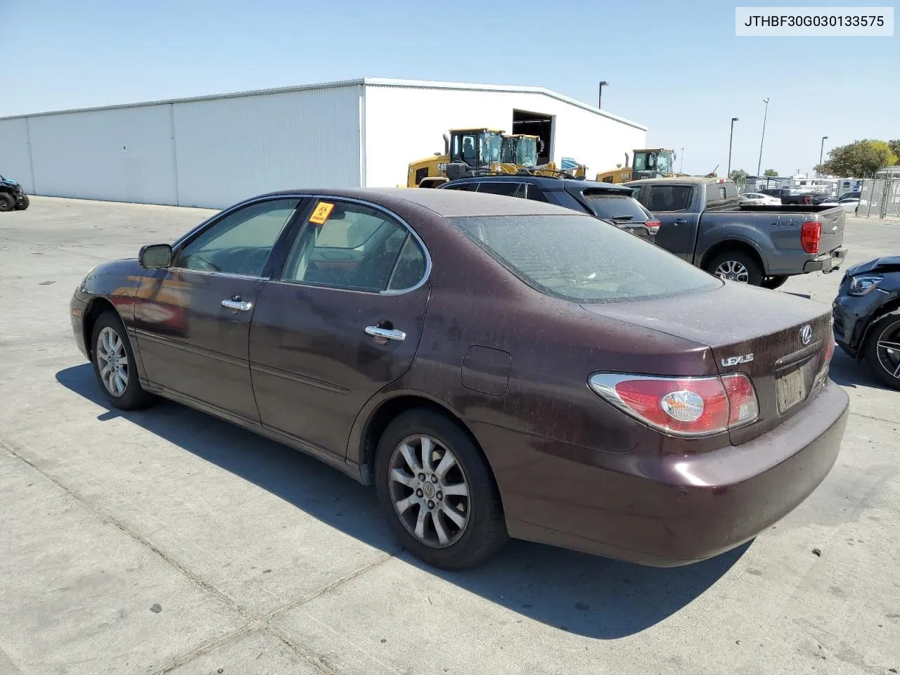 2003 Lexus Es 300 VIN: JTHBF30G030133575 Lot: 70481784