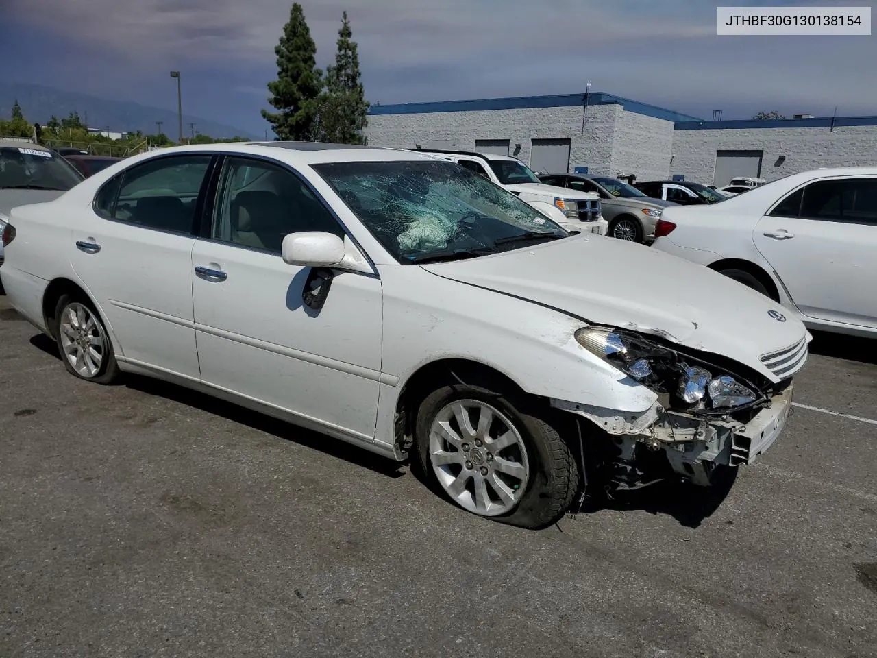 2003 Lexus Es 300 VIN: JTHBF30G130138154 Lot: 71082104