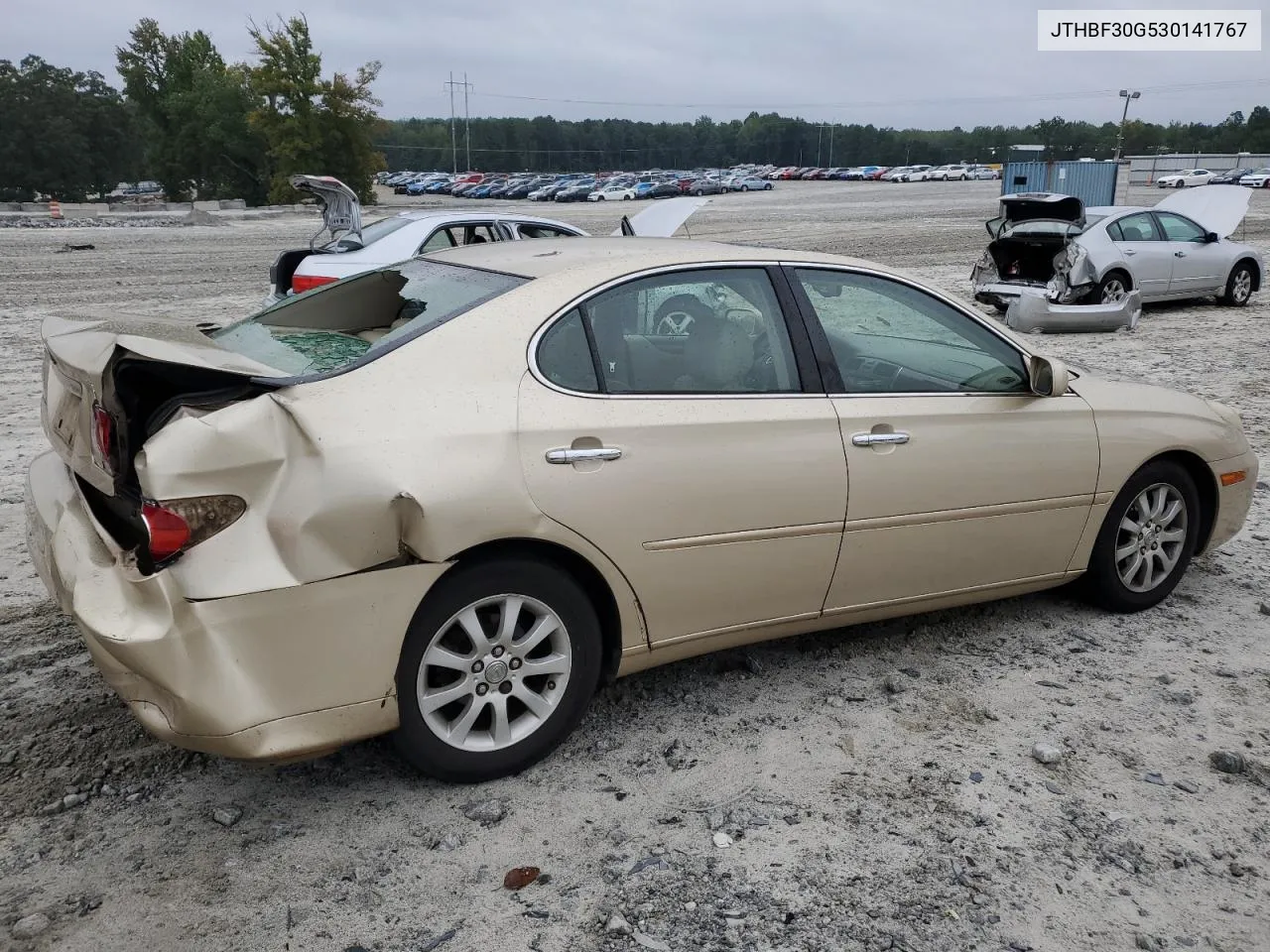 2003 Lexus Es 300 VIN: JTHBF30G530141767 Lot: 71424504