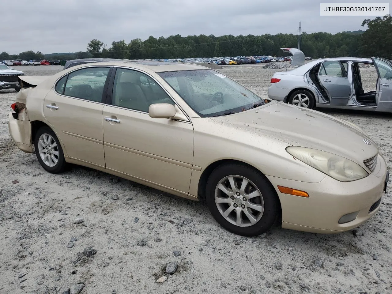 2003 Lexus Es 300 VIN: JTHBF30G530141767 Lot: 71424504