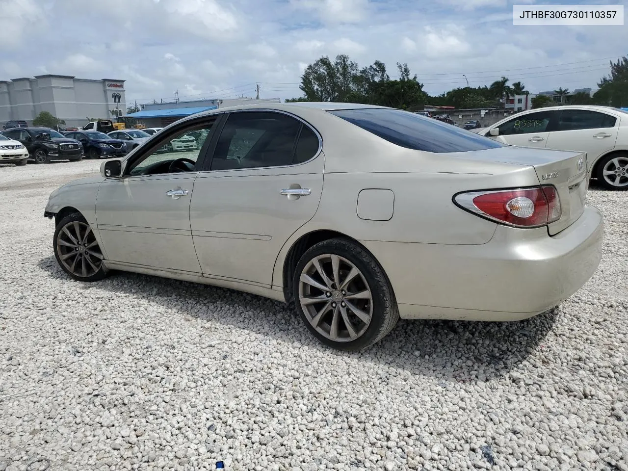 2003 Lexus Es 300 VIN: JTHBF30G730110357 Lot: 72940884