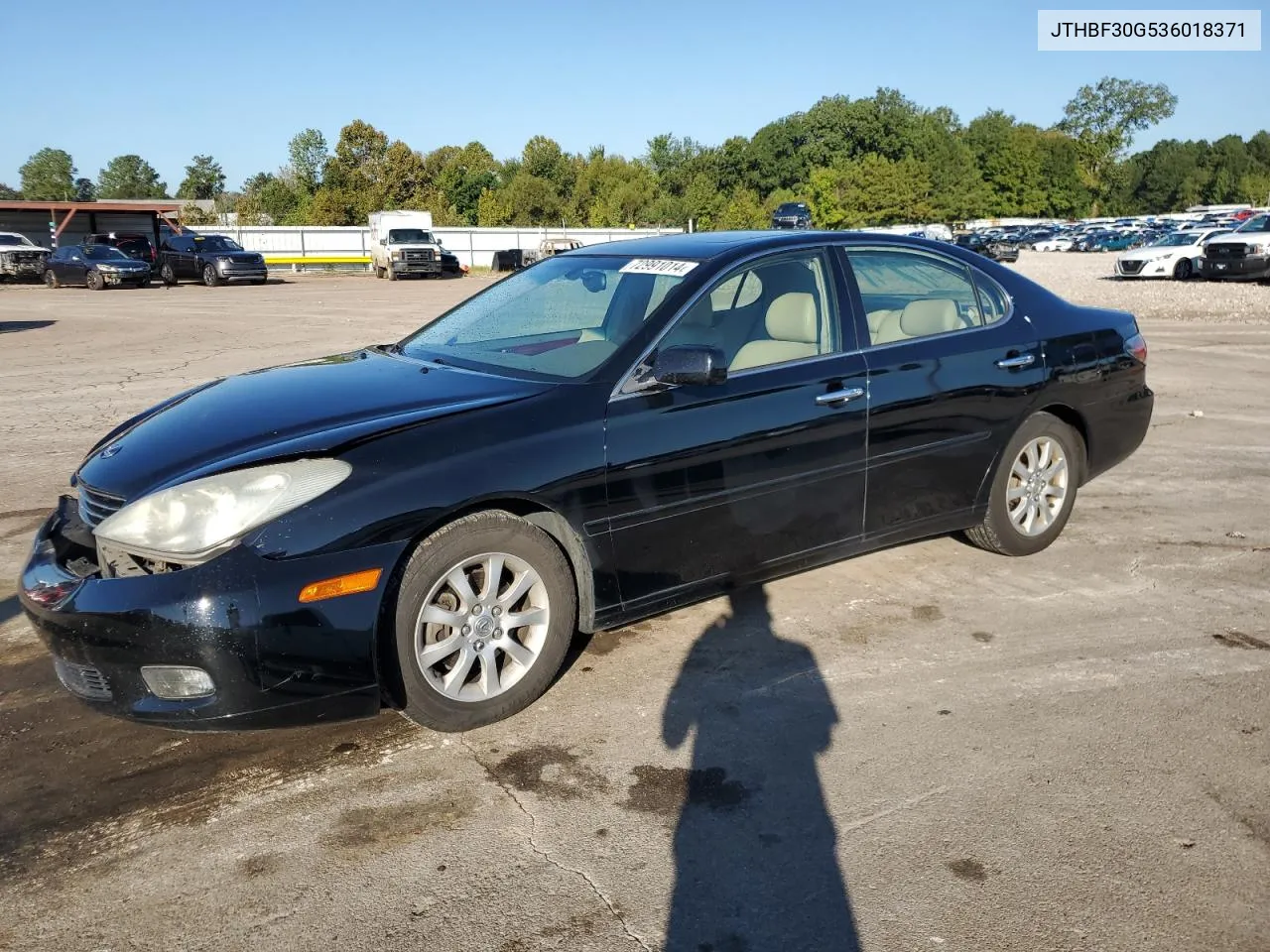 2003 Lexus Es 300 VIN: JTHBF30G536018371 Lot: 72991014