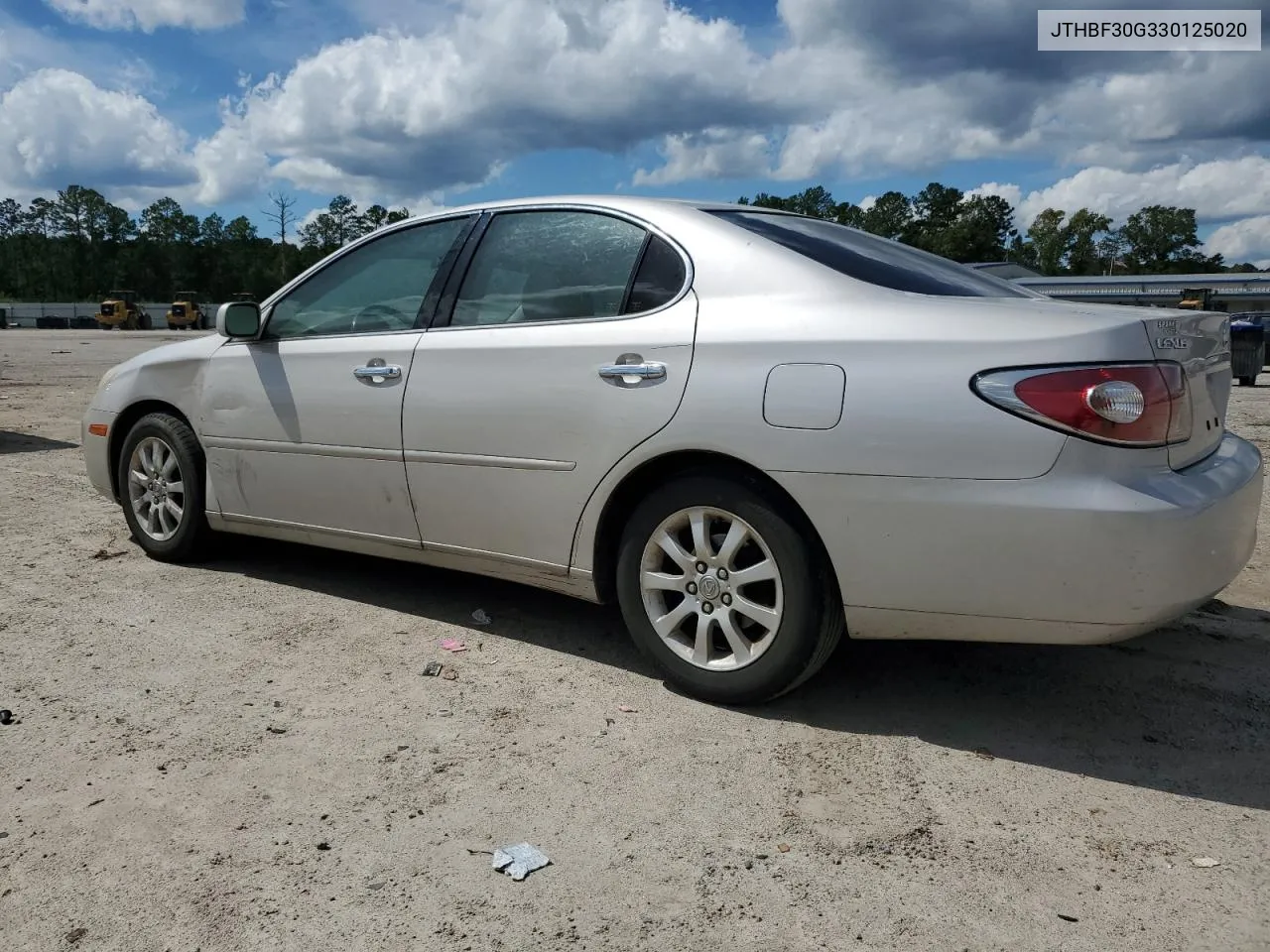 2003 Lexus Es 300 VIN: JTHBF30G330125020 Lot: 73459324