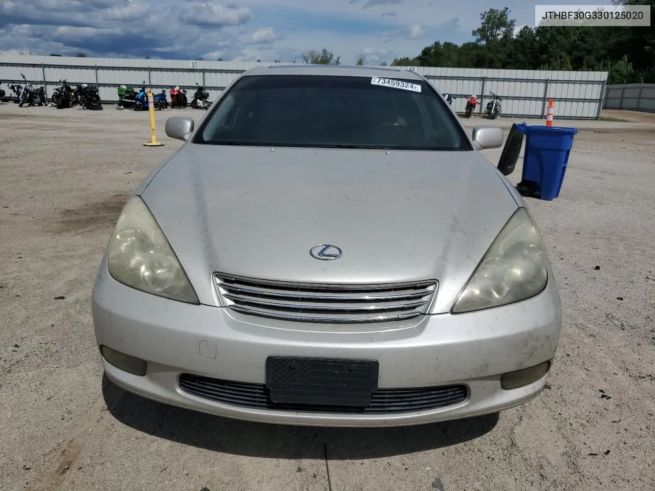 2003 Lexus Es 300 VIN: JTHBF30G330125020 Lot: 73459324