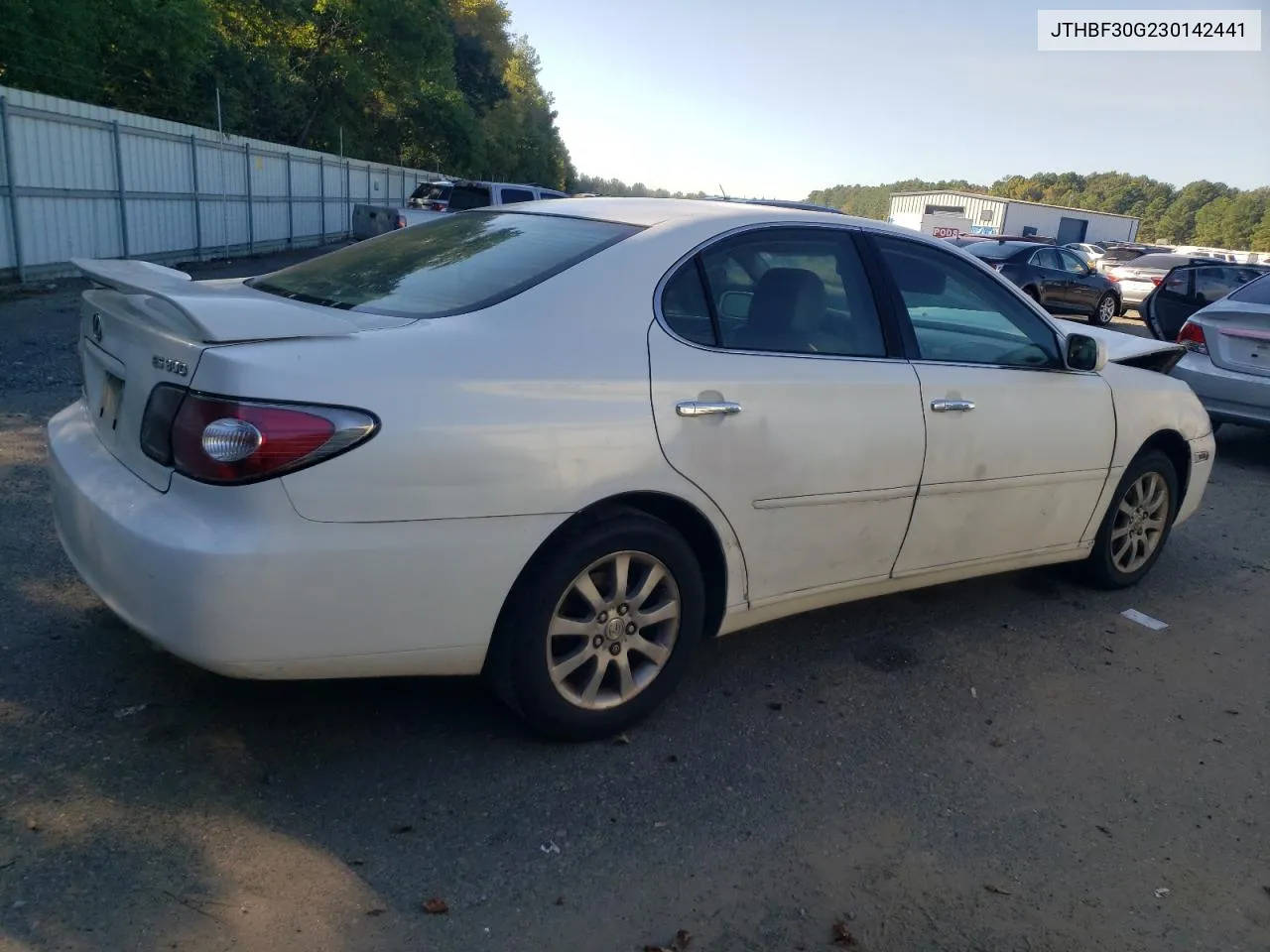 2003 Lexus Es 300 VIN: JTHBF30G230142441 Lot: 73531494