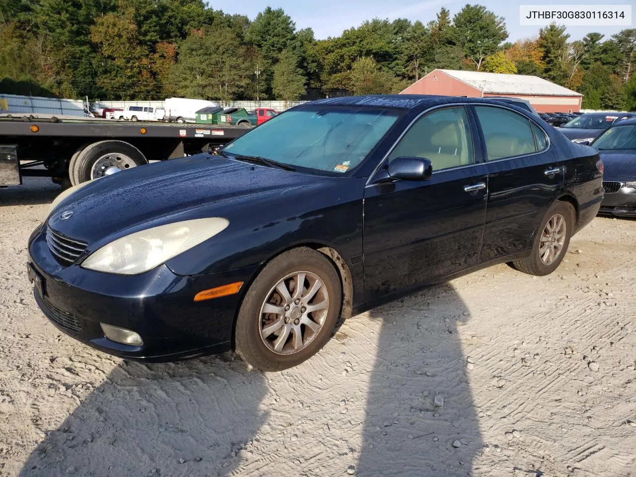 2003 Lexus Es 300 VIN: JTHBF30G830116314 Lot: 74716774