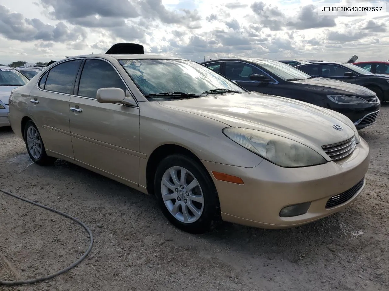 2003 Lexus Es 300 VIN: JTHBF30G430097597 Lot: 74888434