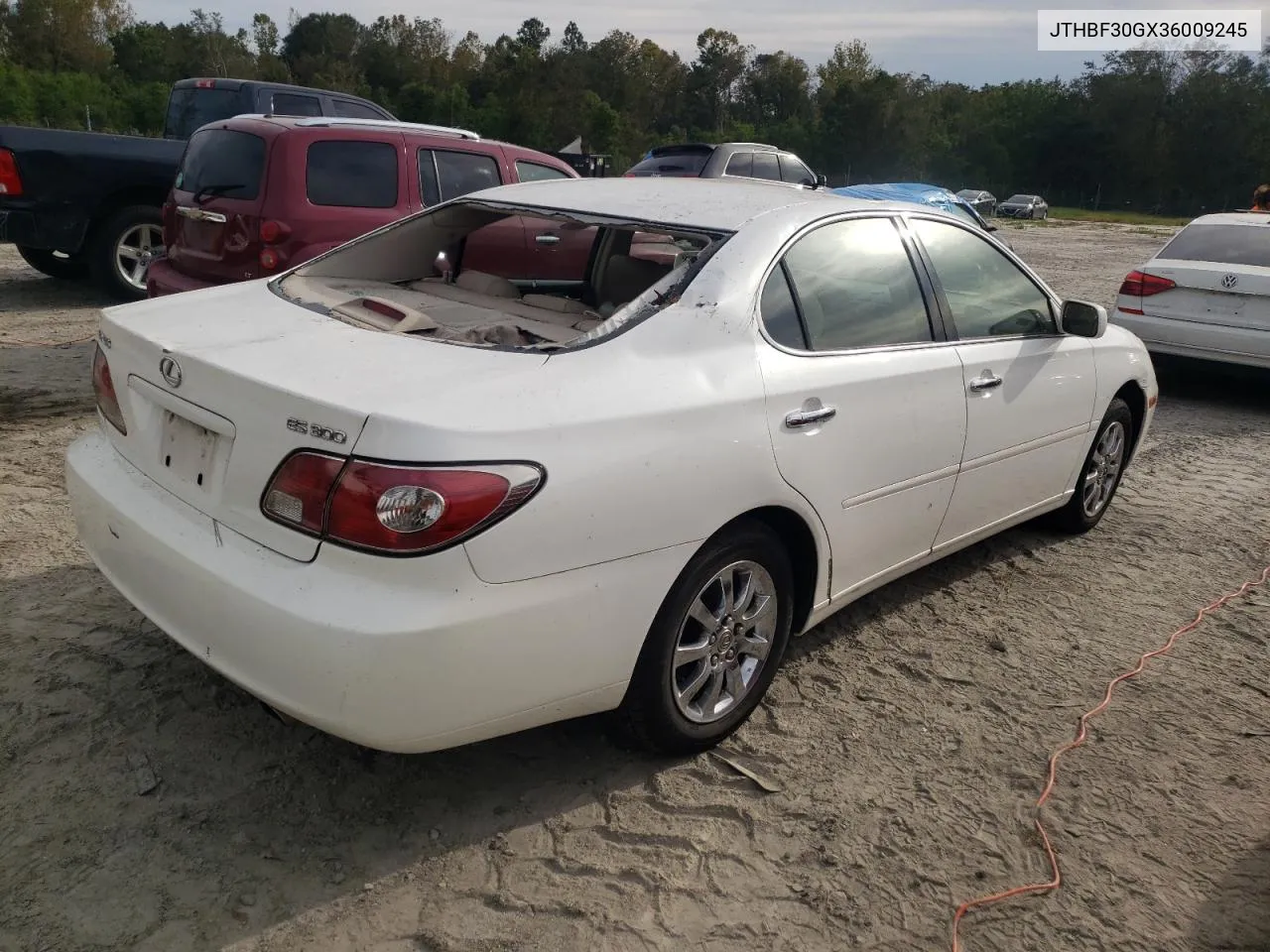 2003 Lexus Es 300 VIN: JTHBF30GX36009245 Lot: 75349984