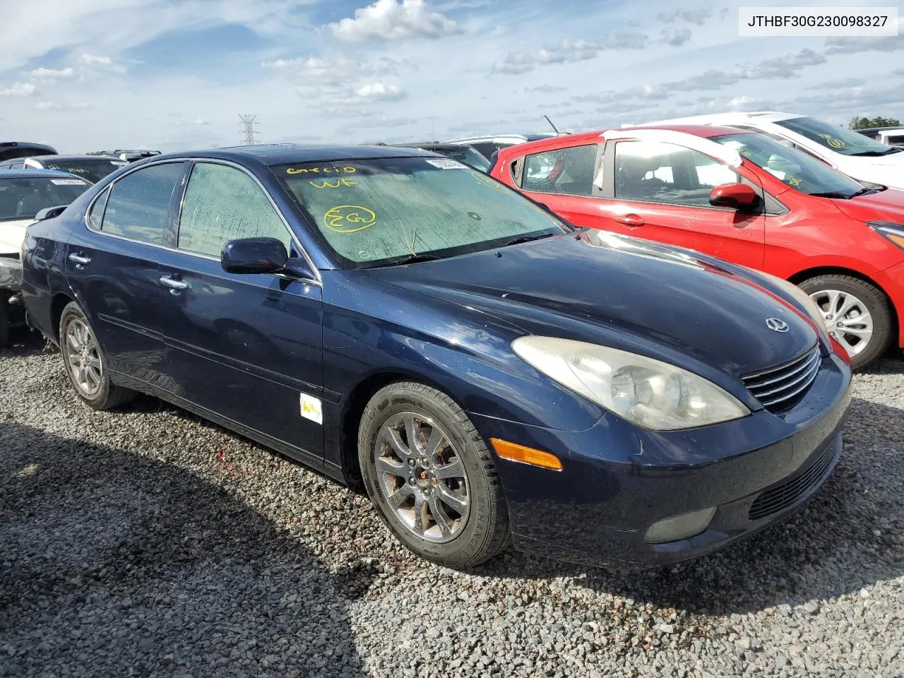 2003 Lexus Es 300 VIN: JTHBF30G230098327 Lot: 79257494