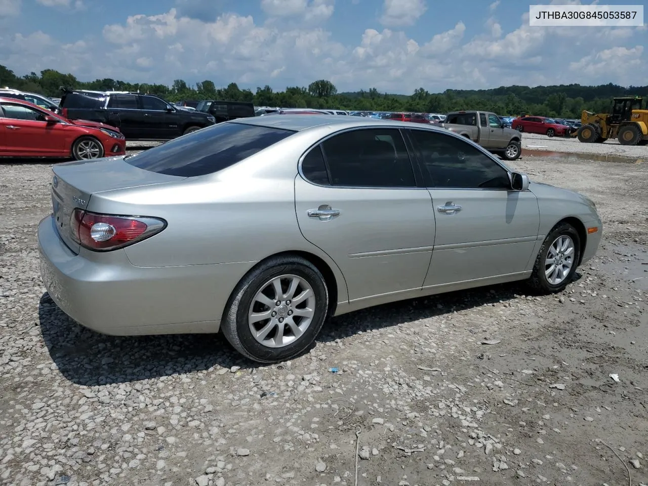 2004 Lexus Es 330 VIN: JTHBA30G845053587 Lot: 62480014