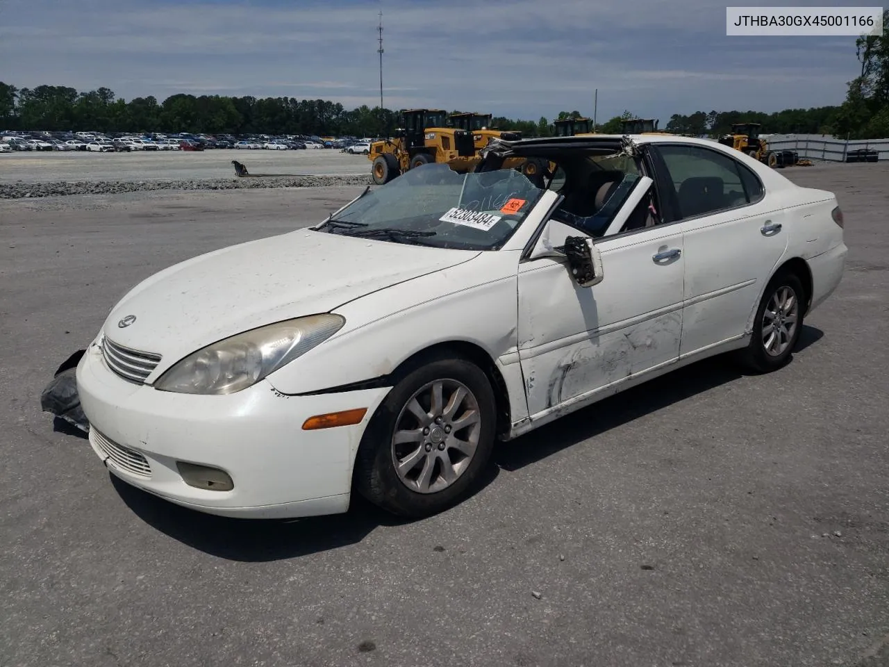 2004 Lexus Es 330 VIN: JTHBA30GX45001166 Lot: 62622504